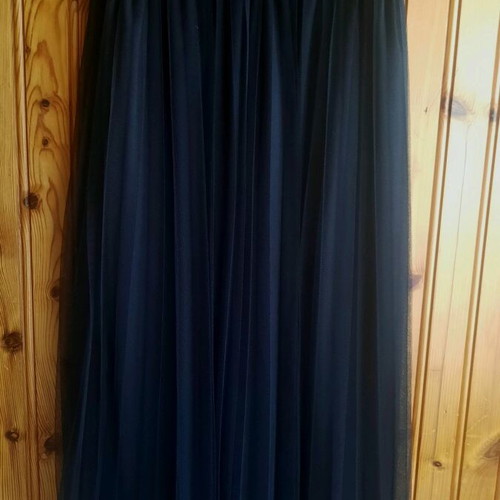 Midi dress Rococo winter black, knitted top, like new