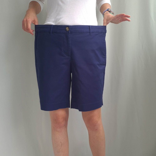 Boden women's chino shorts size 38L W32" blue stretch