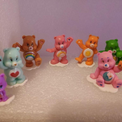 Care Bears collectible figure set of 12, like new