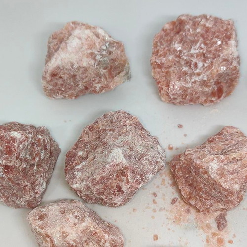 Sunstones pack of 10 like new natural crystals for meditation and jewelry