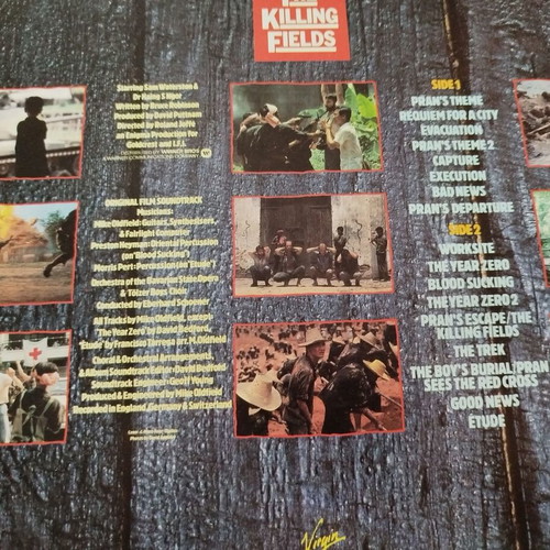 Mike Oldfield The Killing Fields Original Film Soundtrack Vinyl LP