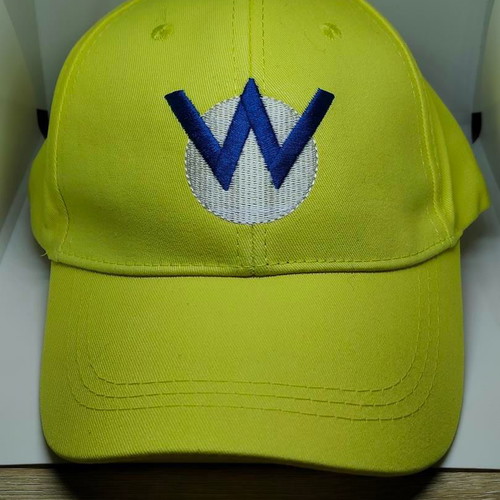 Super Mario World Wario Hat like new, yellow, one size