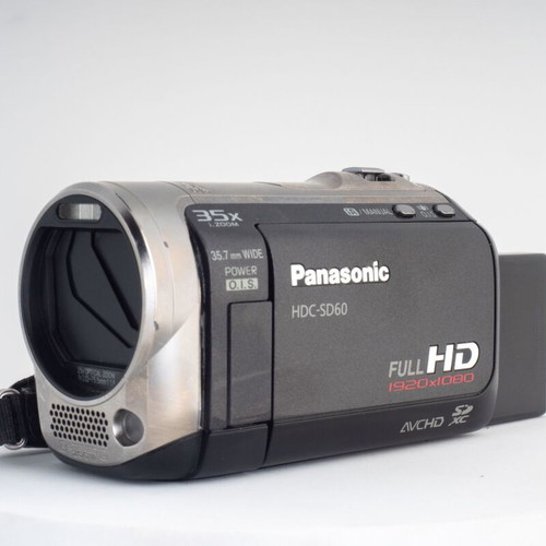 Panasonic HDC-SD60 Full HD camcorder with extended Patona battery