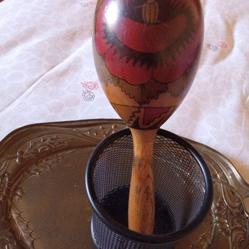 Painted maracas used, good condition