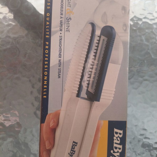 Babyliss steam hair straightener