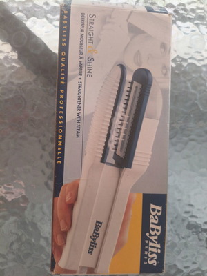 Babyliss steam hair straightener
