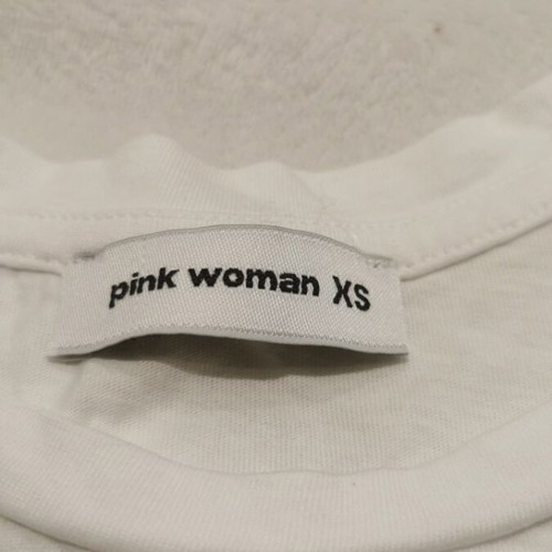 Pink Woman blouse in relaxed fit like new, XS white