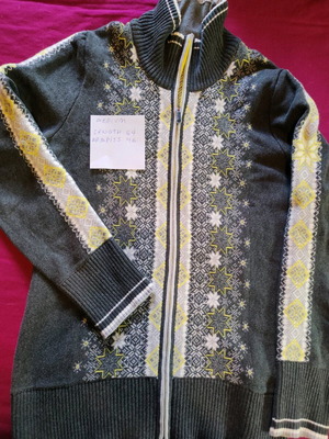 Ralph Lauren women's cardigan like new, cotton multicolor medium