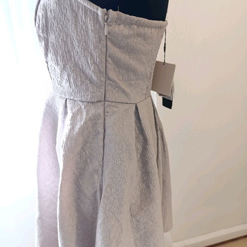 Mini dress Vila new, gray and beige, size M 38 10
