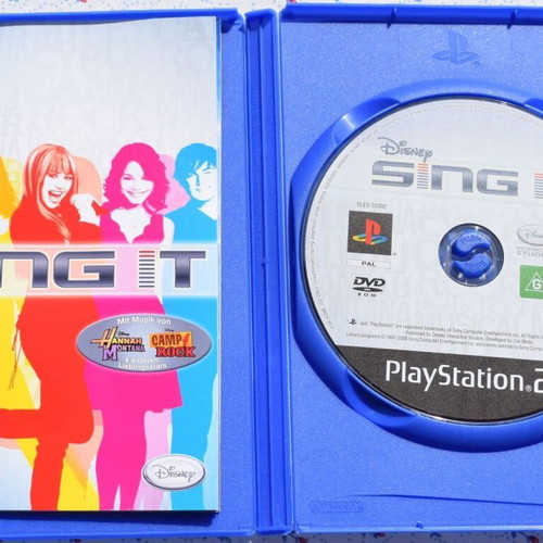 PS2 4 Games Pack Karaoke and Dance used, complete