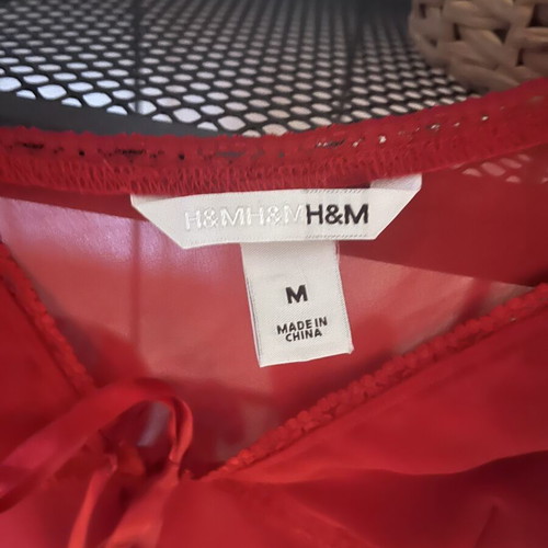 Negligee H&M red size M like new