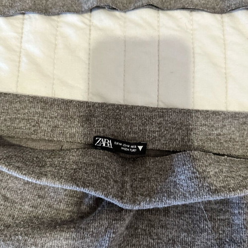 Zara skirt and blouse set like new, grey and beige