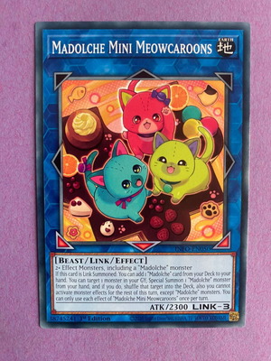 Madolche Mini Meowcaroons Yu-Gi-Oh card like new