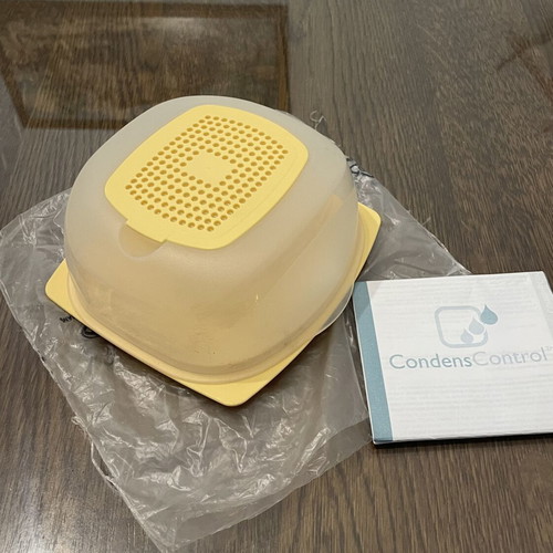 Tupperware smart cheese mini cheese keeper, yellow
