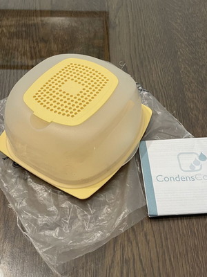 Tupperware smart cheese mini cheese keeper, yellow