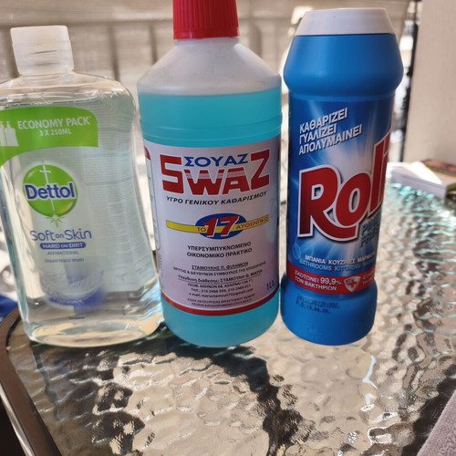 Cleaning products new, pack of 3