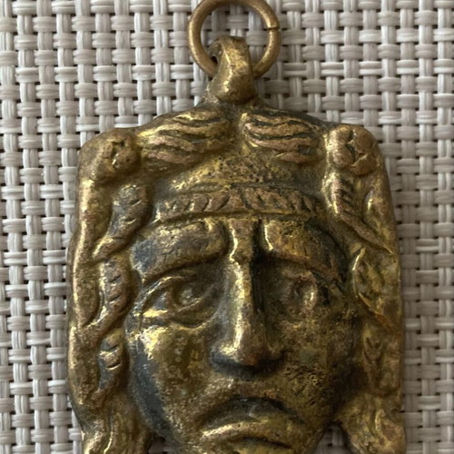 Bronze mask like new