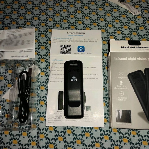Wireless IP Camera 2.4GHz WiFi new with night vision and rechargeable battery