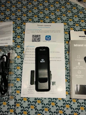 Wireless IP Camera 2.4GHz WiFi new with night vision and rechargeable battery