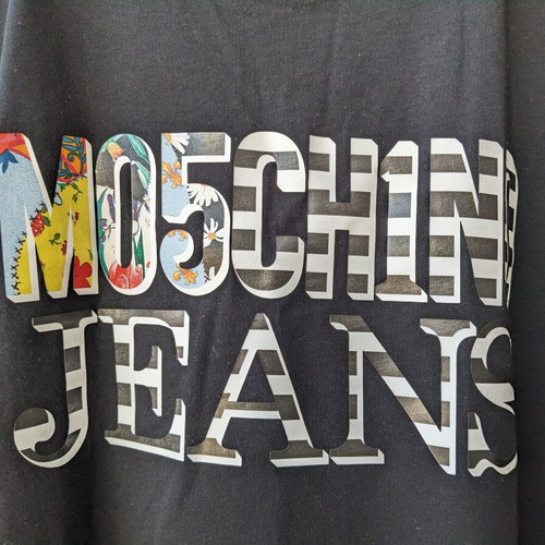 Moschino black cotton dress like new