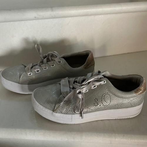 S. Oliver women's silver sneakers size 36