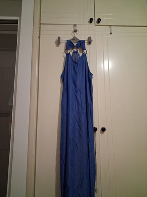 Dress with denim effect, long, like new, size M