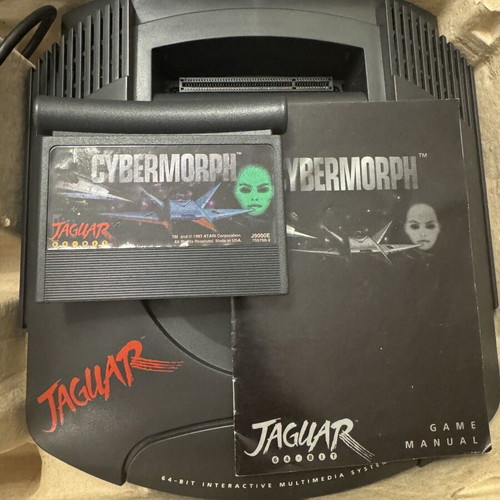 Atari Jaguar 64-Bit Power Kit console like new with manuals and box