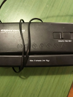 Esperanza καταστροφέας εγγράφων σαν καινούργιο