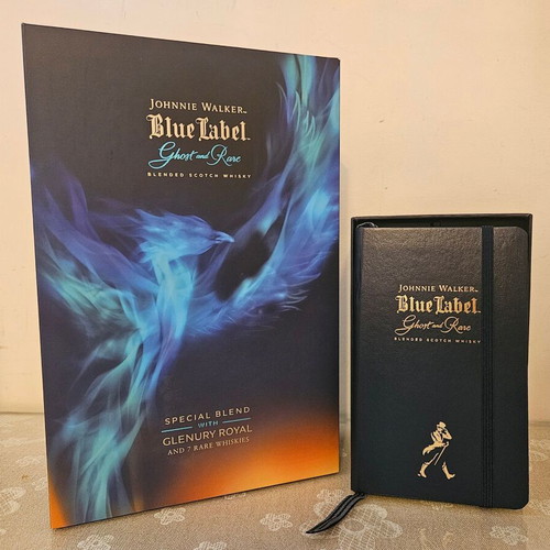 Johnnie Walker Glenury Royal Ghost & Rare Blue Label miniature set new