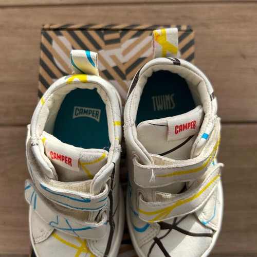 Camper Twins Multicolor Kids Sneakers Like New Size 22