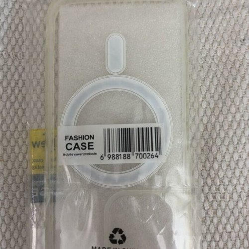 iPhone 13 Pro case, MagSafe, transparent silicone