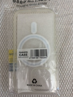 iPhone 13 Pro case, MagSafe, transparent silicone