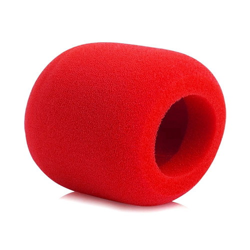 Microphone Windshield Sponge Red new