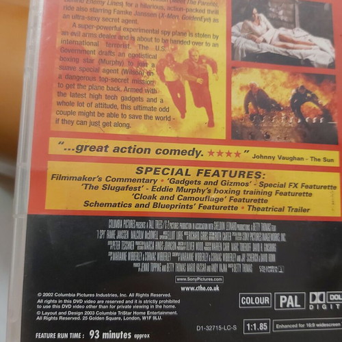 I - SPY DVD like new, authentic action movie