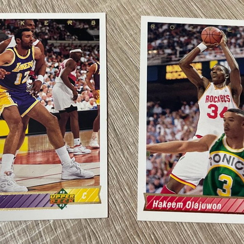 Upper Deck NBA 1992 cards used, collectible
