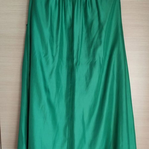 Lynne Emerald Green Satin High-Waisted Skirt new size M/38/10