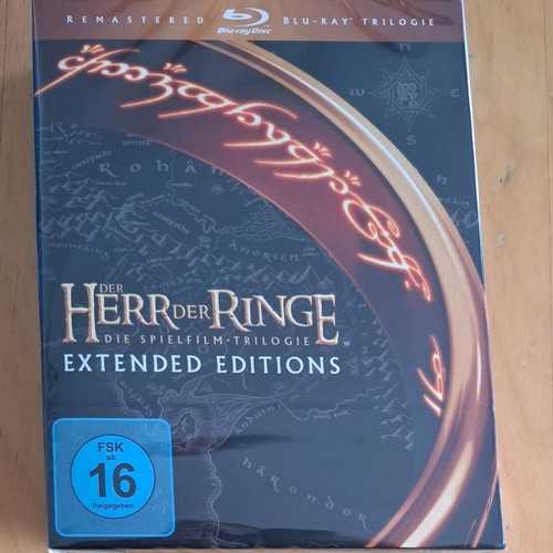 The Lord of the Rings Trilogy Remastered Extended Editions 6x Blu-ray with Greek subtitles new