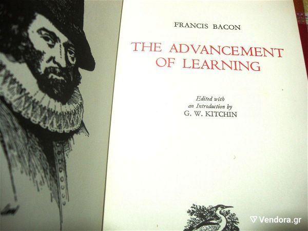  FRANCIS BACON> THE ADVANCEMENT OF LEARNING.