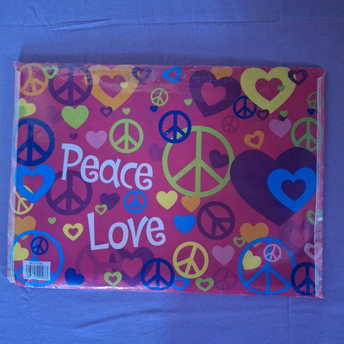 Plastic folders for photocopies used with kids' designs