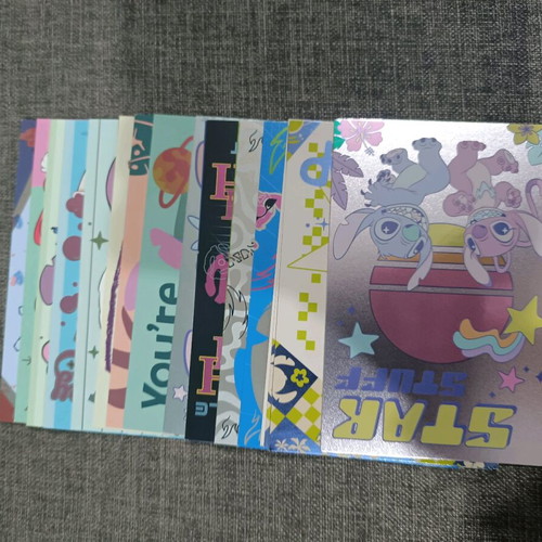 Stitch AMAZING WORLDS photocard collection like new