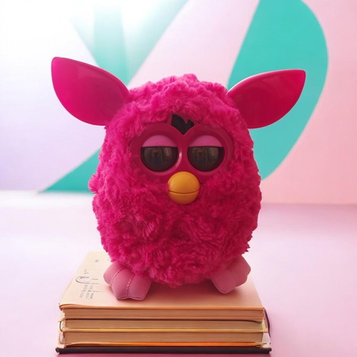 Furby pink fuchsia used, functional