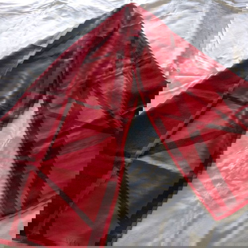 Копринена пашмина шал Valentino употребяван, автентичен