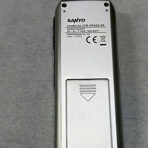SANYO ICR FP500 used digital voice recorder