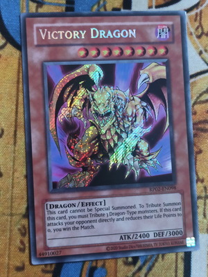 Victory Dragon Secret Rare κάρτα Yu-Gi-Oh! σαν καινούργιο