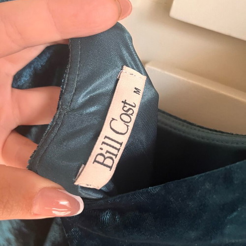 Velvet dress Bill Cost like new, green, size M
