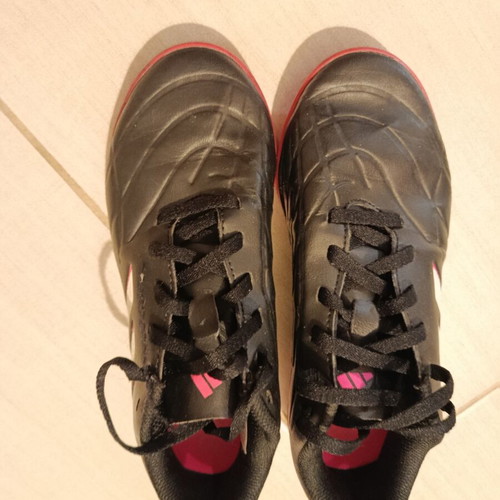 Adidas Copa football shoes used, size 36, black with pink sole