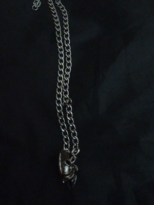Lemur Chain with Known Steel Helmet Pendant like new, 22cm 3mm