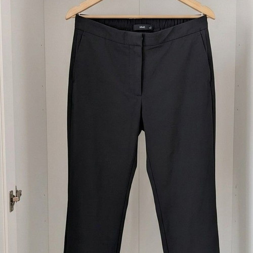 Mango fabric pants new, black, size M