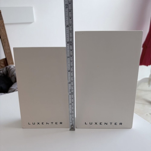 Luxenter set of two promotional stands used