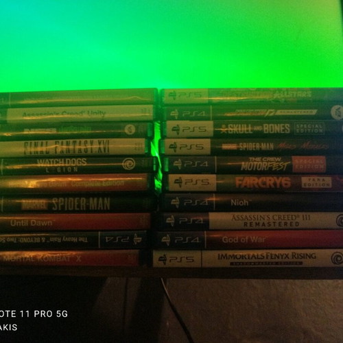 PlayStation 4 and PlayStation 5 games like new